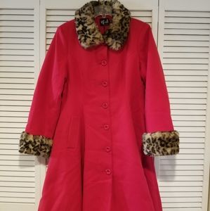 Hell Bunny Red Connection Coat READ Description